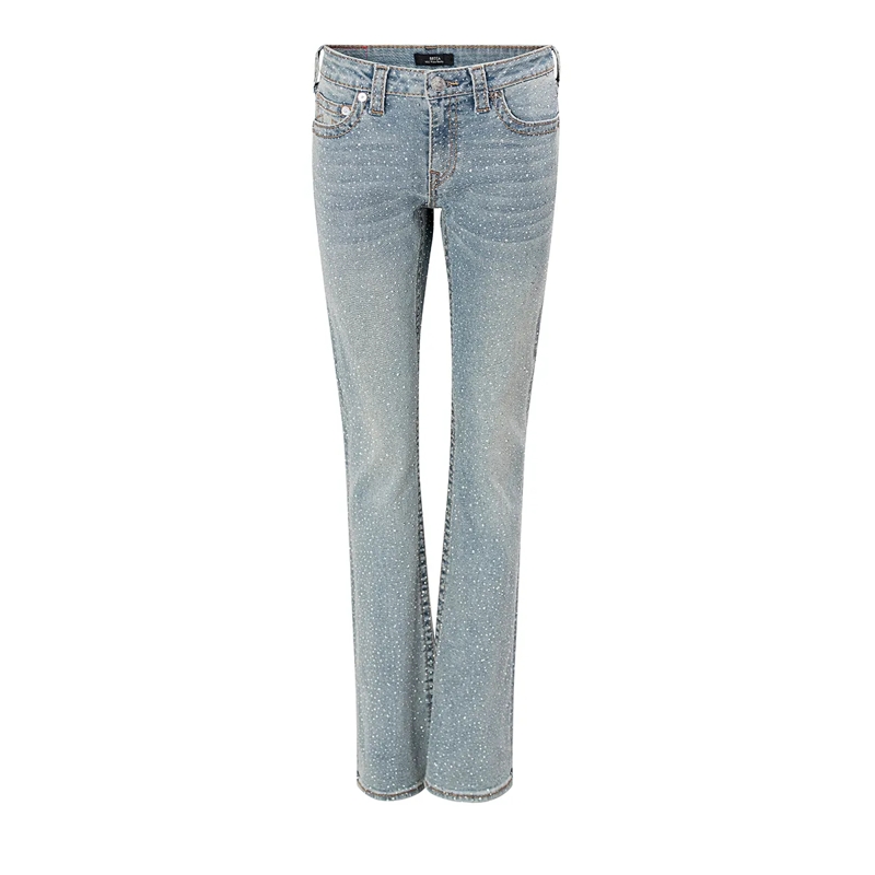 True Religion Jeans - Modell: Becca Bootcut- Ausgestellten Bein- Mid hellblau