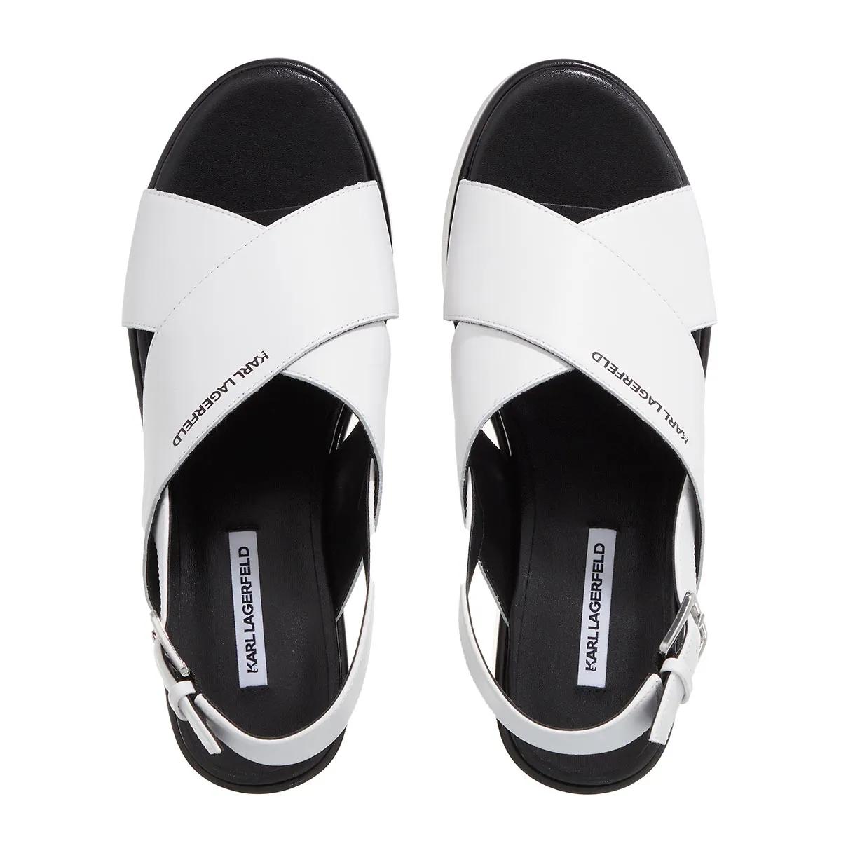 Thumbnail - Karl Lagerfeld Sandaletten mit Absatz - Wendy Kross Strap Sling - Gr. 40 (EU) - in Weiß - für Damen