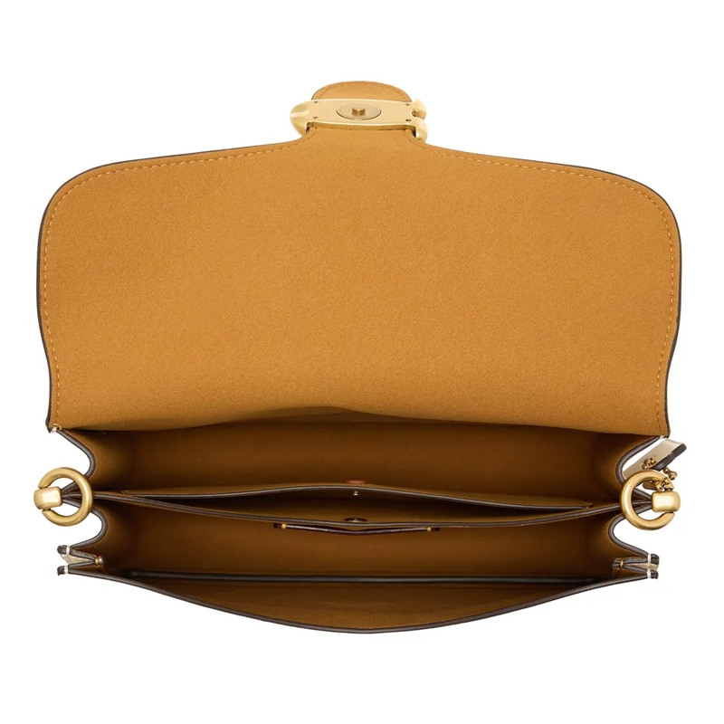 Coach Sac à bandoulière Soft Grain Leather Chain Tabby Shoulder Bag with C Chalk(Image 7)