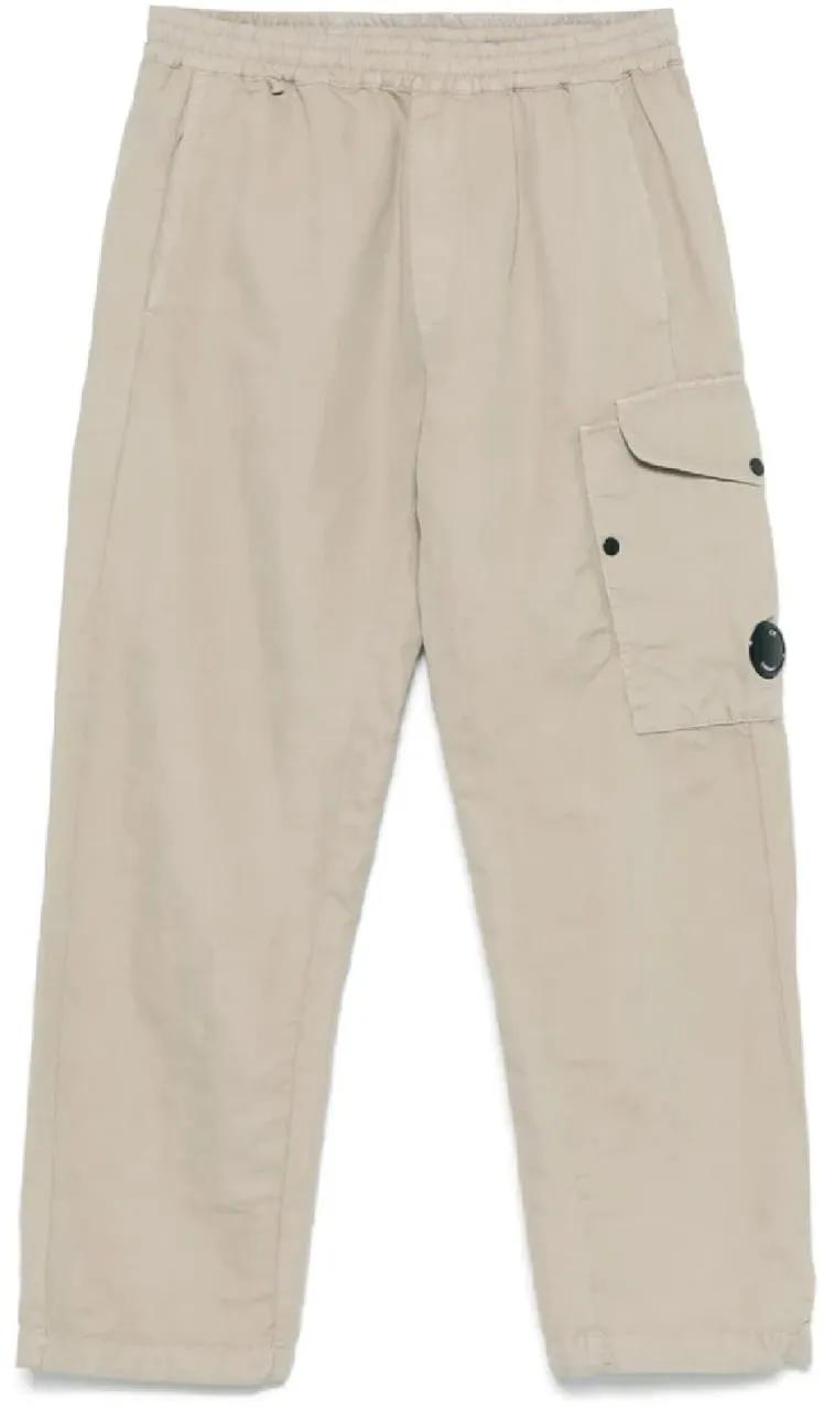 Thumbnail - CP Company - regular fit cotton linen pants divers - Größe 52 - bunt