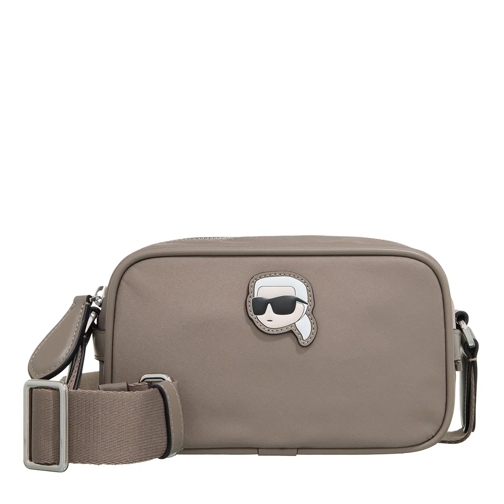 Karl Lagerfeld Cameratas K/Ikonik 2.0 Nylon Camera Bag Ash Grey