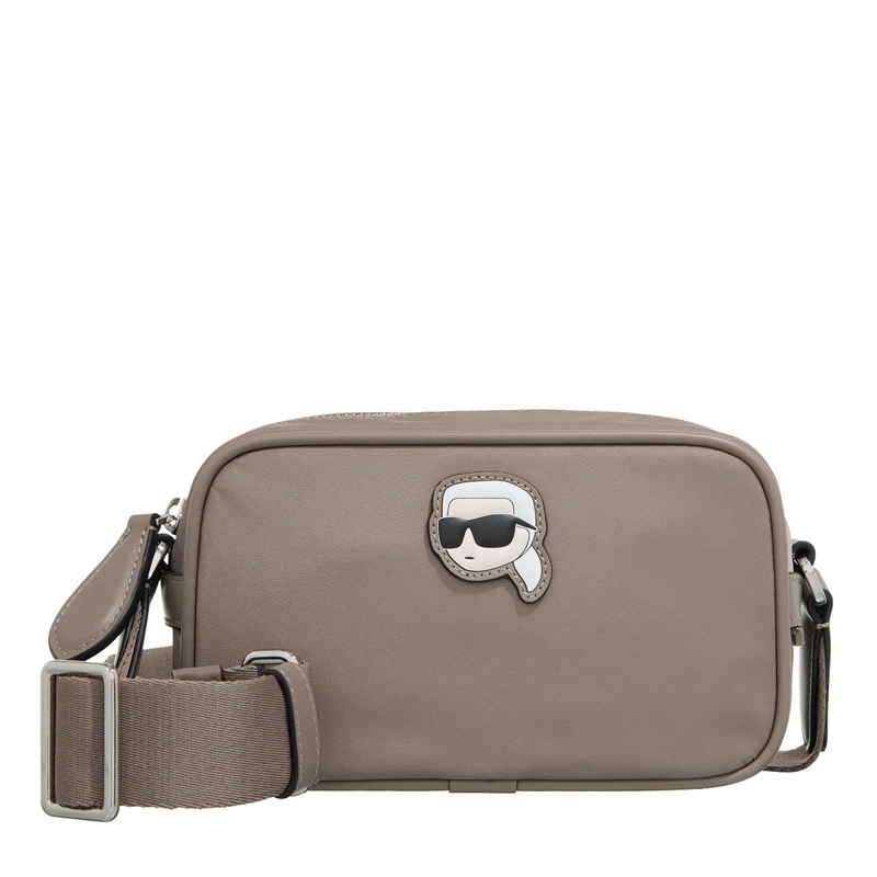 Karl Lagerfeld Camera Bag K/Ikonik 2.0 Nylon Camera Bag Ash Grey