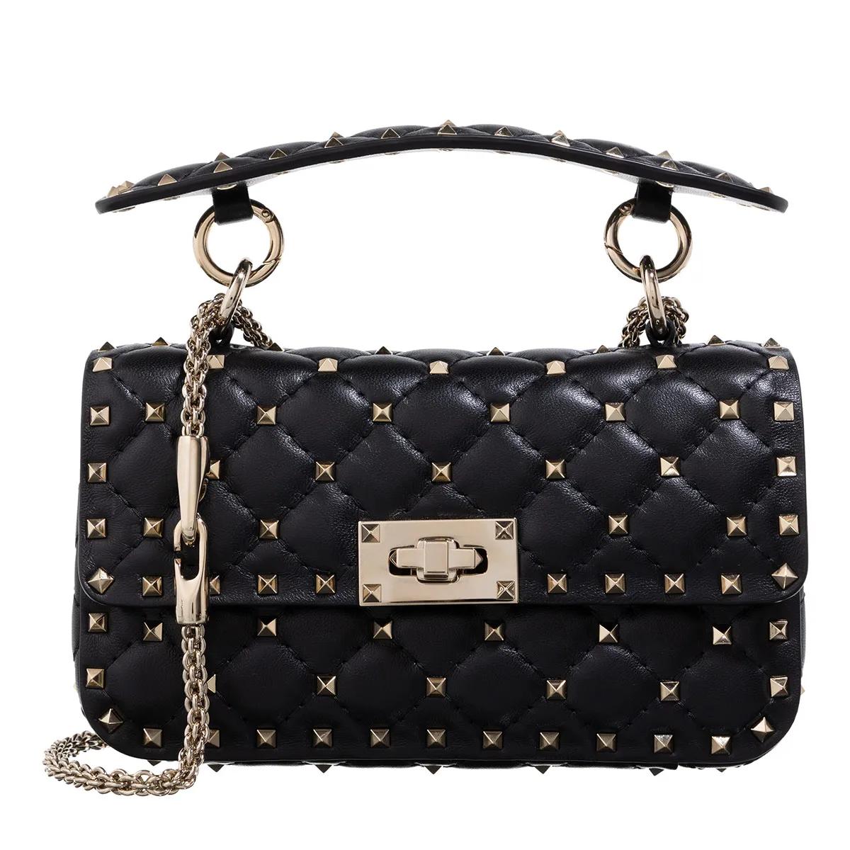 Valentino Garavani Crossbody Bags - Rockstud Spike Small Shoulder Bag - Gr. unisize - in Schwarz - für Damen