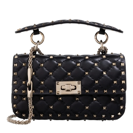 Valentino Garavani Rockstud Spike Small Shoulder Bag Nero Sac à bandoulière