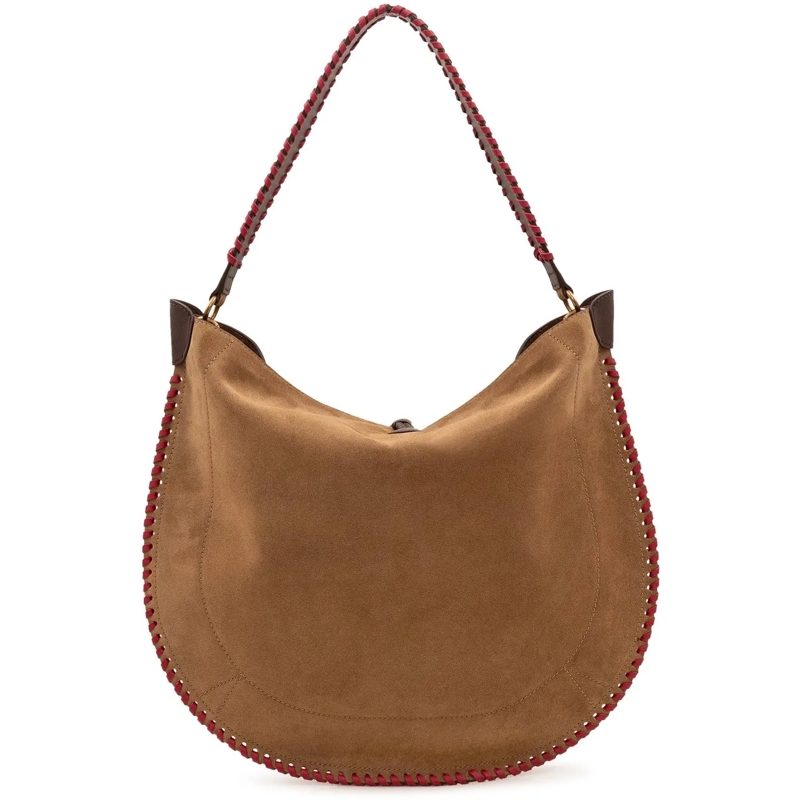 Isabel Marant Sac à bandoulière Borsa Oskan Hobo a Spalla beige(Image 3)