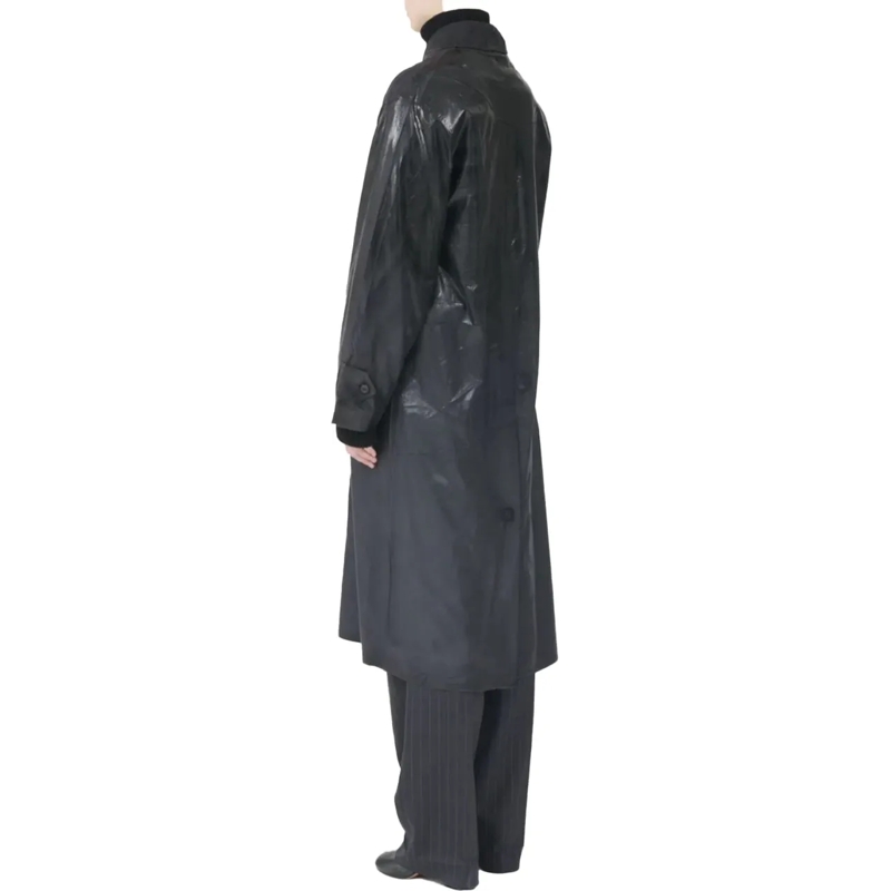 Maison Margiela Übergangsjacke Coated Trench Coat Black schwarz