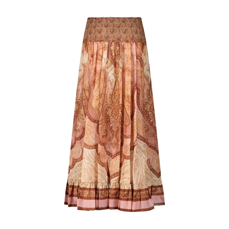 Zimmermann Maxirock Maxirock Wanderlust aus Seide mehrfarbig(Image 2)