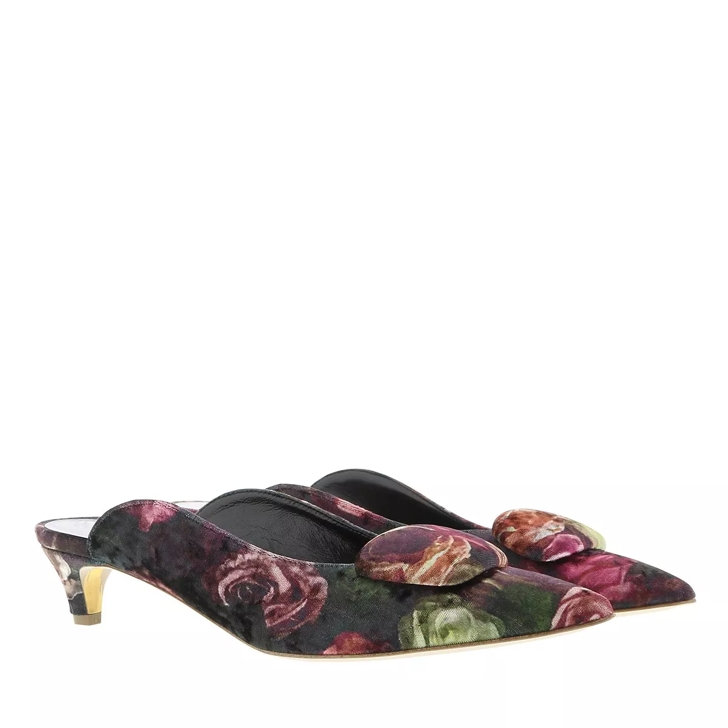 Floral best sale mule shoes