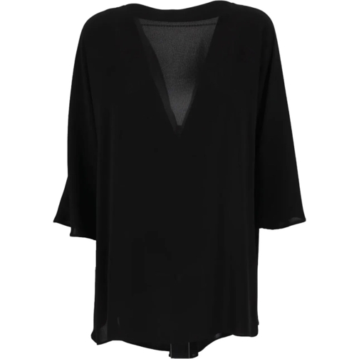 Max Mara Blusen Shirts Black schwarz