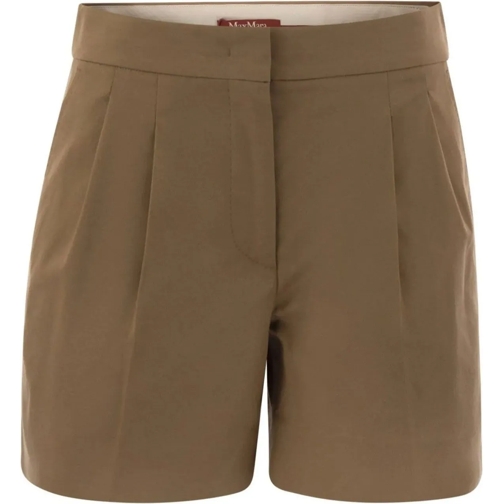 Max Mara Kurze Hosen Shorts Brown schwarz