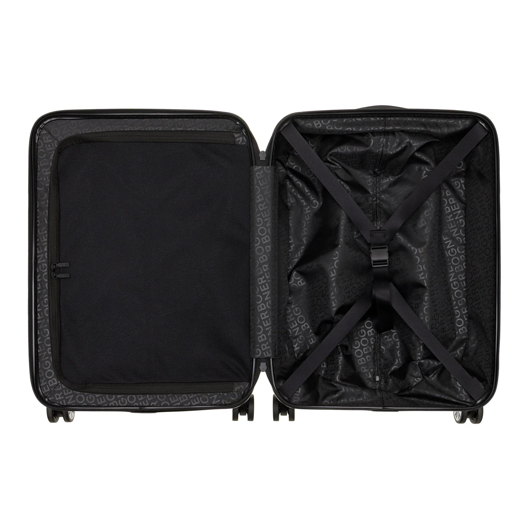 Bogner Koffer Piz Tamaro C55 Trolleycase Svz 4W in zwart