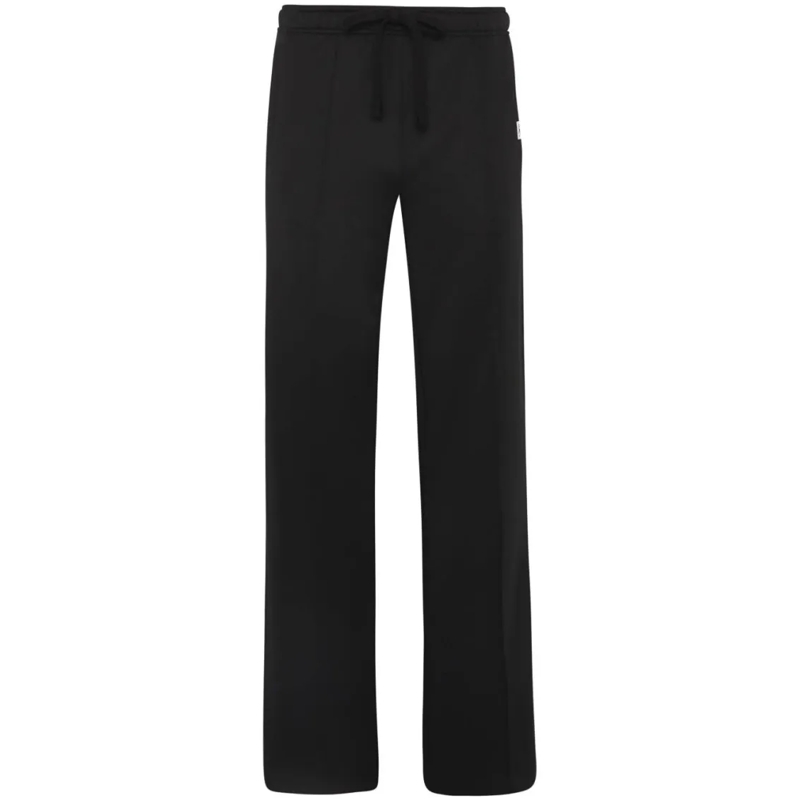 J.W.Anderson Pantalon de costume Relaxed Wide-Leg Trousers With Elastic Waistband Black