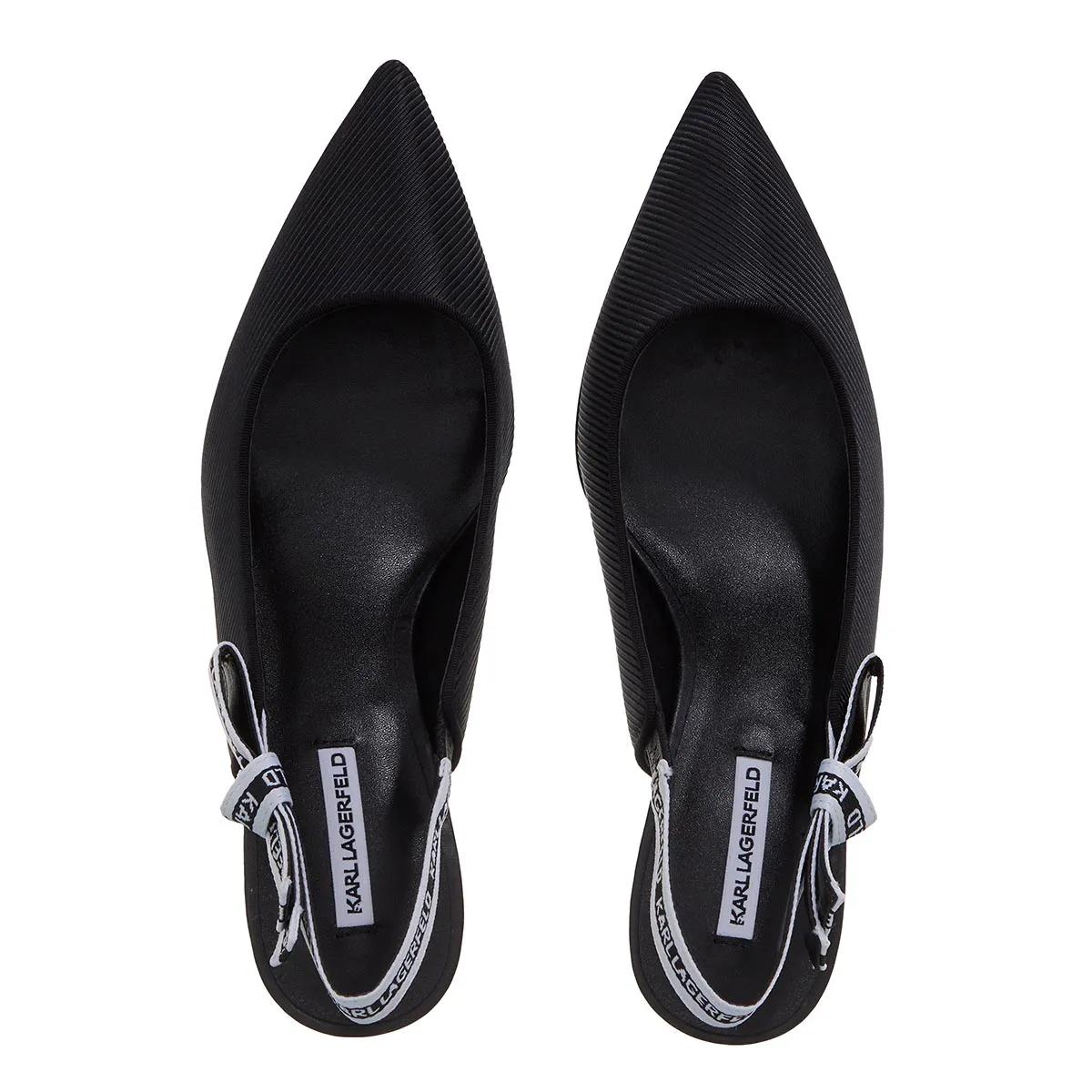 Thumbnail - Karl Lagerfeld Hohe Schuhe - Sienna Ribbon Sling - Gr. 40 (EU) - in Schwarz - für Damen
