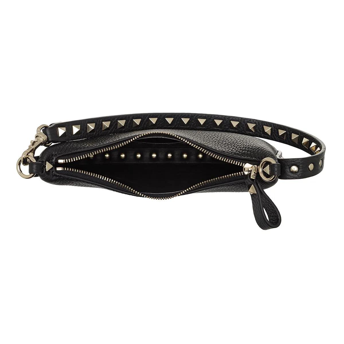 Valentino Garavani Hobo bags Rockstud Mini Hobo in zwart
