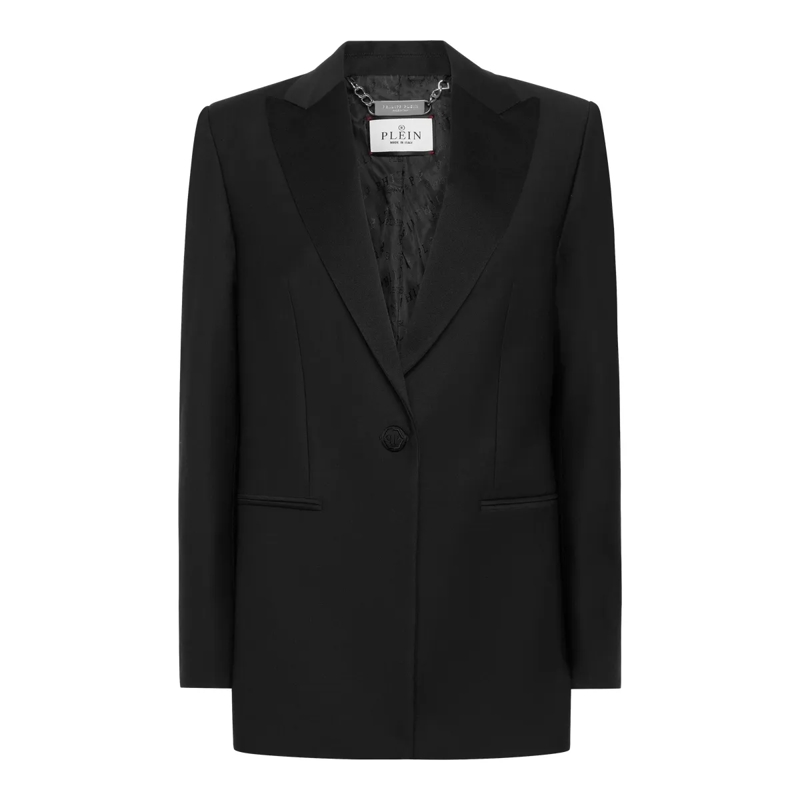 Philipp Plein Blazer Blazer Mit Schmucksteinen schwarz