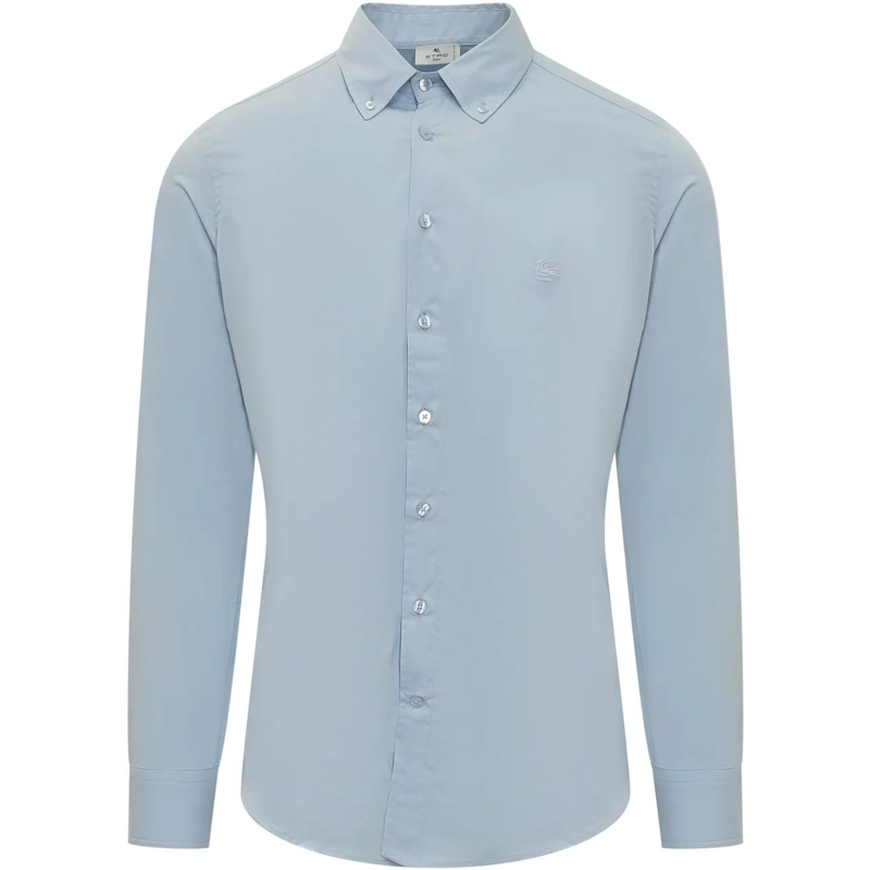 Etro Haut décontracté Camicia Fuji hellblau