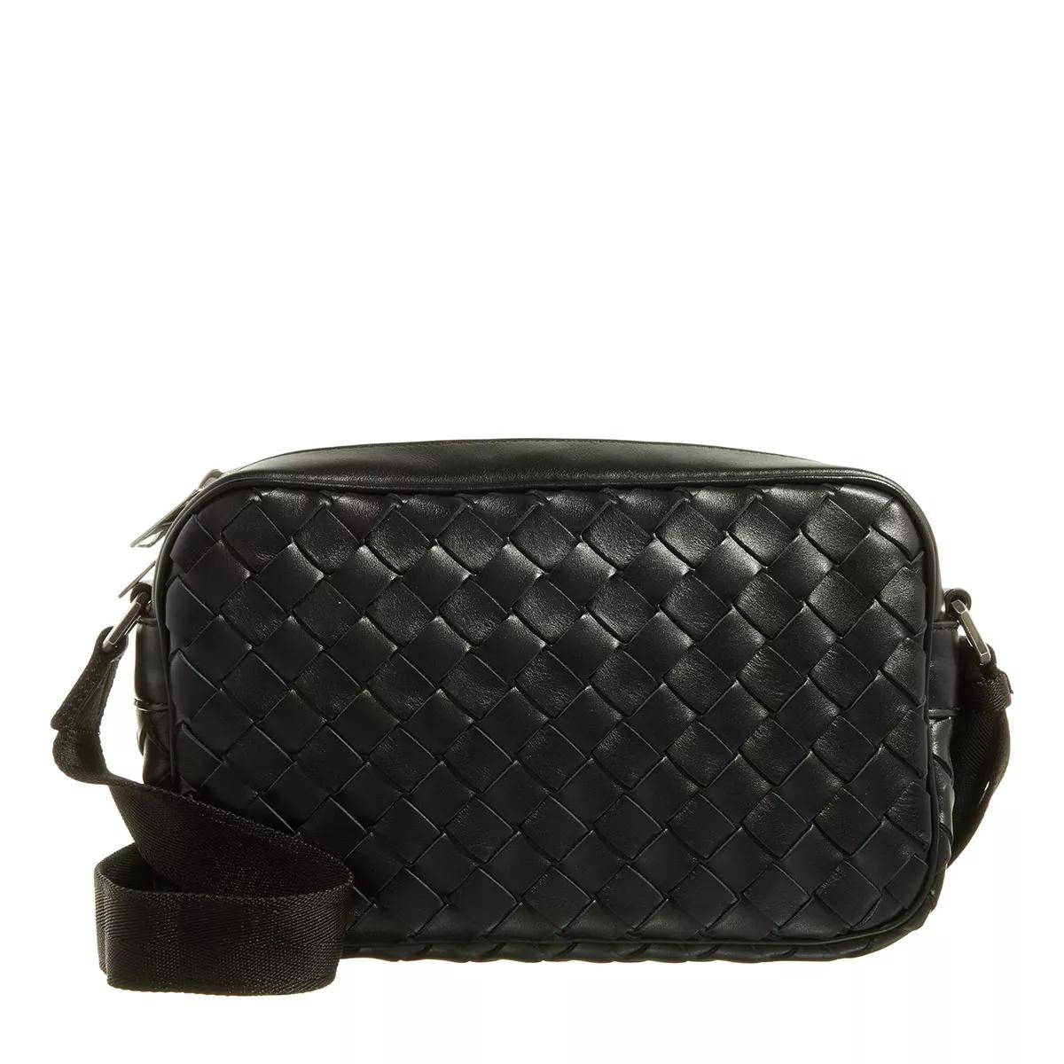 Bottega Veneta Crossbody Bags - Intrecciato Cassette Shoulder Bag - Gr. unisize - in Schwarz - für Damen