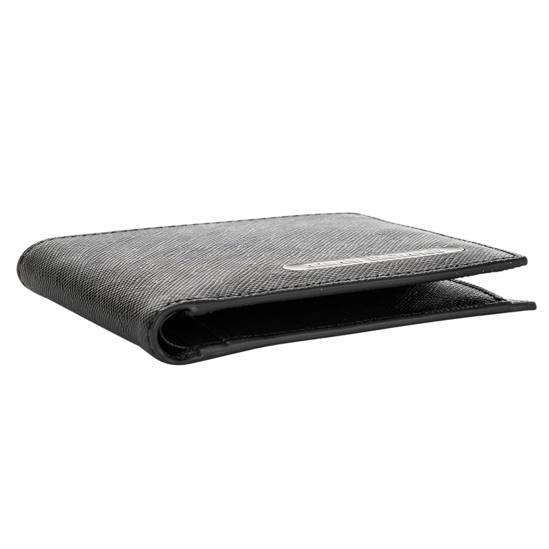 Armani Exchange Geldbörse BARCELONA BIFOLD COIN POCKET 1er Pack schwarz(Image 5)