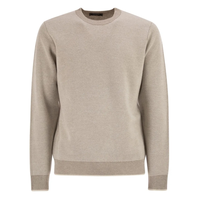 Peserico Trui Wool And Cashmere Jumper Neutrals