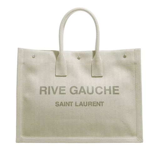 Saint Laurent Rive Gauche Large Tote Bag Light Shell Tote