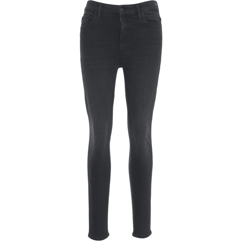 Mother Jeans mit geradem Bein Skinny jeans 'Looker' schwarz