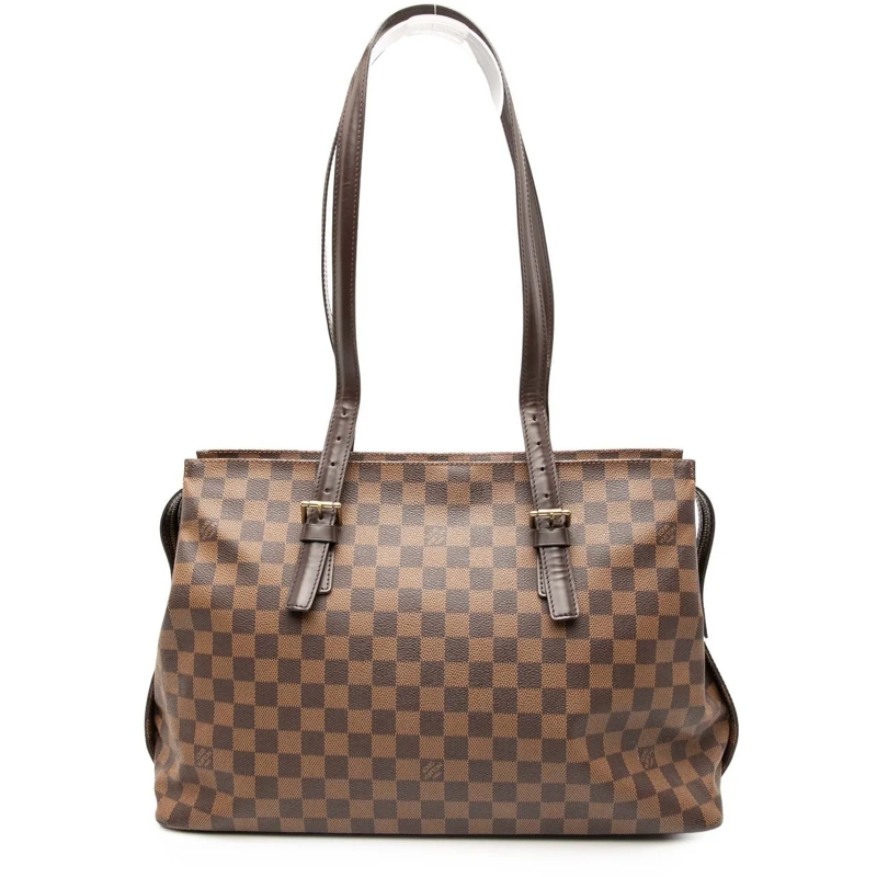 Louis Vuitton Schultertasche Damier Ebene Chelsea braun