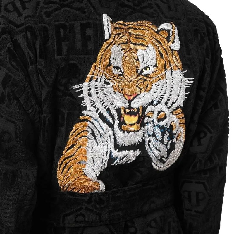 Philipp Plein  Bademantel Tiger schwarz(Image 3)