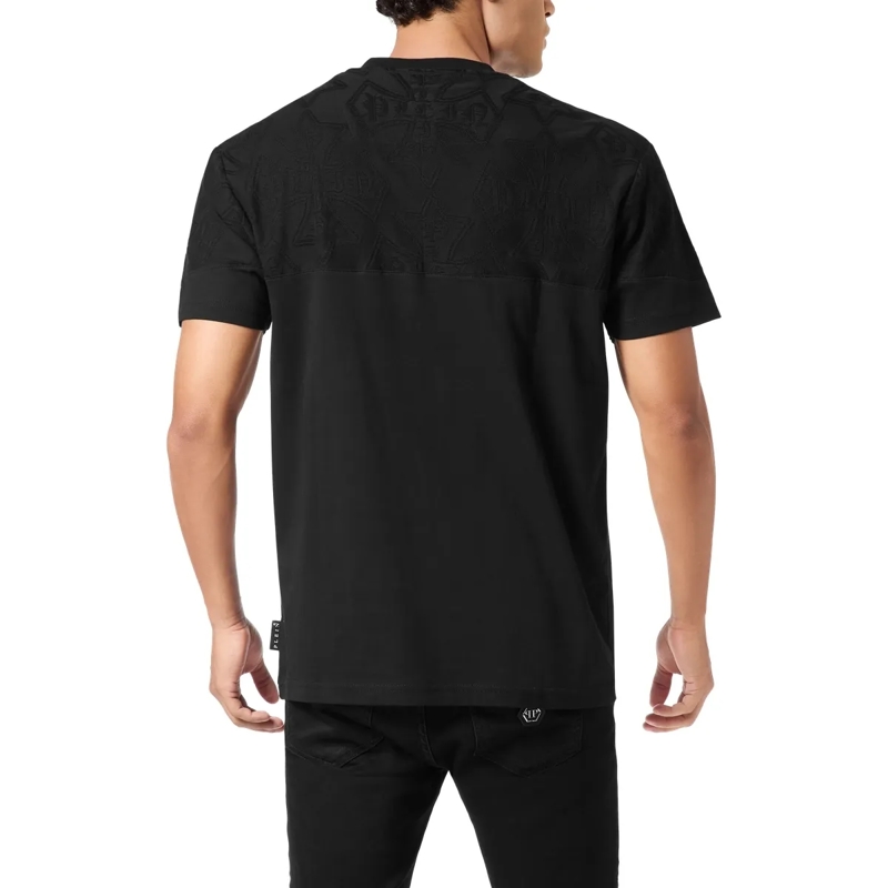 Philipp Plein T-Shirt T-Shirt Rundhalsausschnitt Ss Crest schwarz(Image 2)