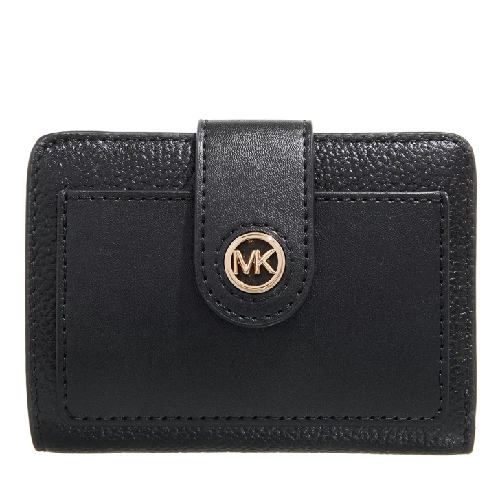 Michael Kors Mk Charm Money Pieces Black | Bi-Fold Wallet