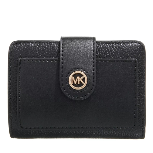 MICHAEL Michael Kors Mk Charm Money Pieces  Black Bi-Fold Wallet