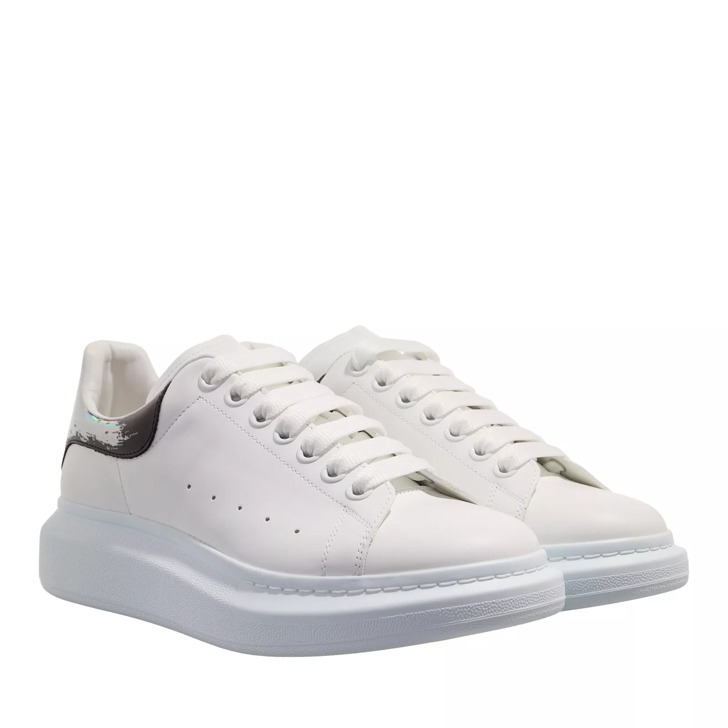 Alexander mcqueen best sale trainers silver