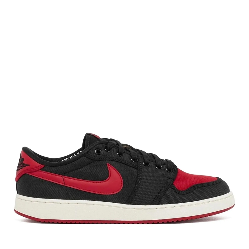 Nike Low-Top-Sneaker Air Jordan 1 Ko Low Qs 'bred' Sneakers schwarz