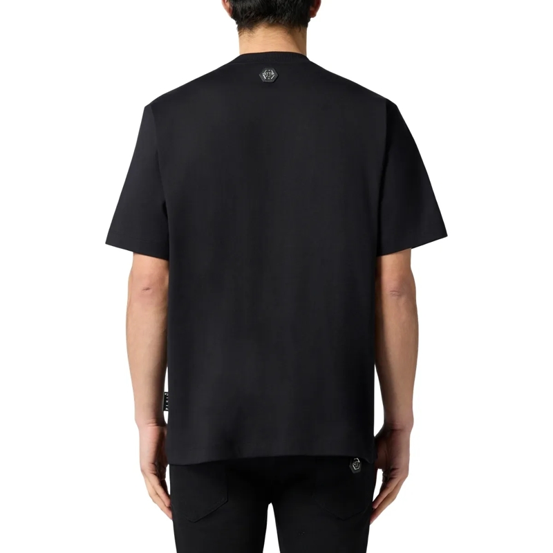 Philipp Plein T-Shirt Round Neck T-Shirt Tennis Society schwarz(Image 2)