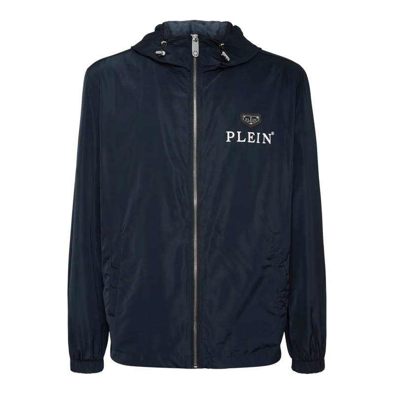 Philipp Plein Daunenjacke Windbreaker dunkel-blau