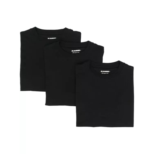 Jil Sander Black Logo T-Shirt (3 Set) Black 