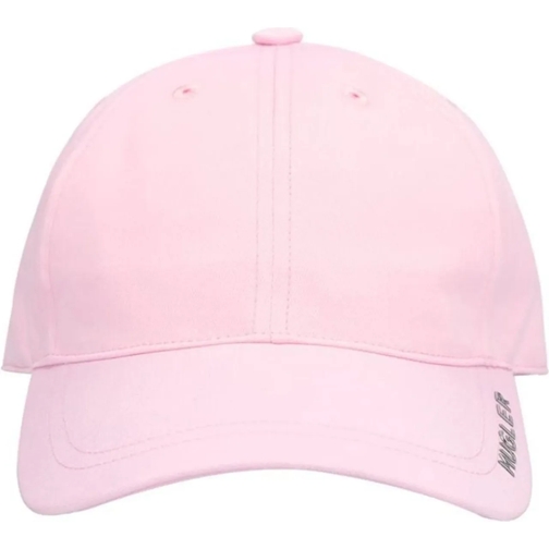 Mugler  Logo Plaque Baseball Cap rose