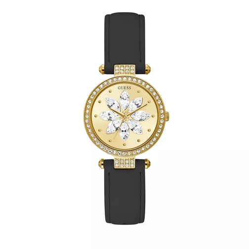 Guess Ladies Watch Trend Genuine Leather Gold Tone Dresswatch