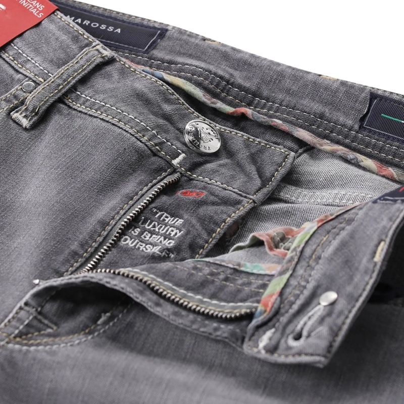 Tramarossa Pantalon Slim-Fit Jeans Michelangelo grau(Image 3)
