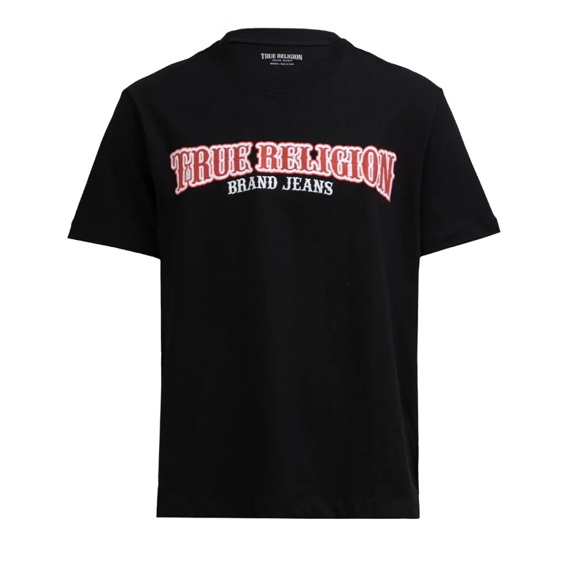True Religion  T-Shirt schwarz