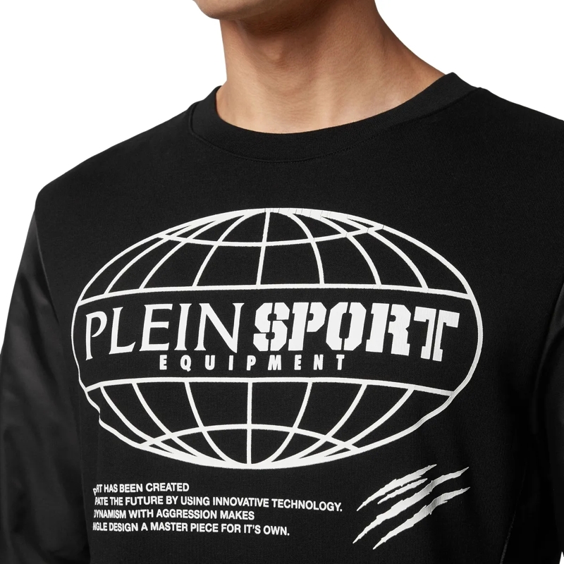Plein Sport Top Sweatshirt Global Express Edition schwarz(Image 5)