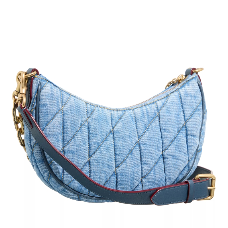 Coach Crossbody Bag Quilted Denim Mira Shoulder Bag Indigo(Image 4)