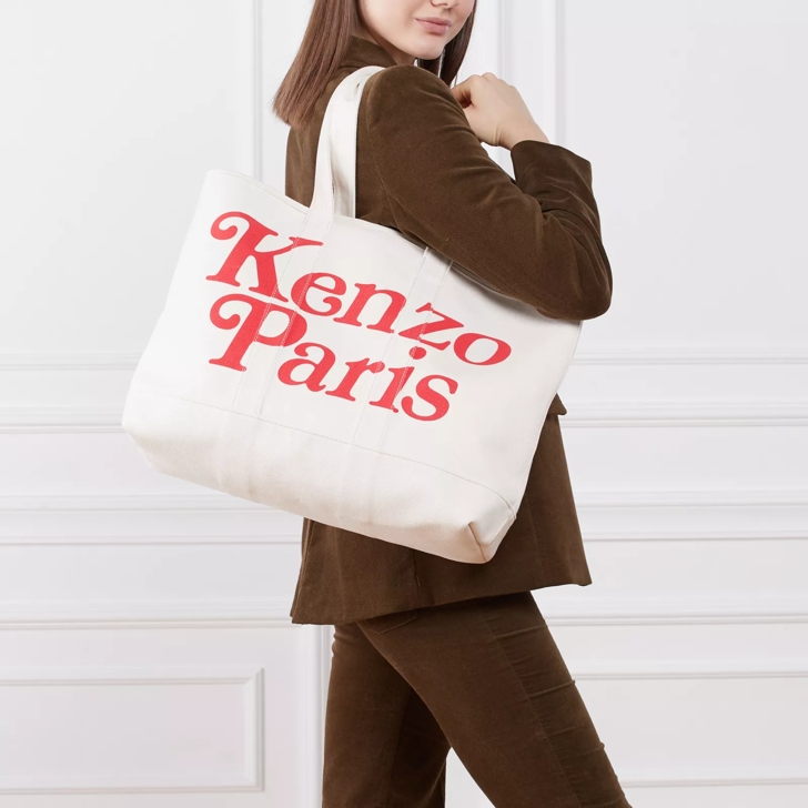 Kenzo Large Tote Bag Ecru | Shopping Bag