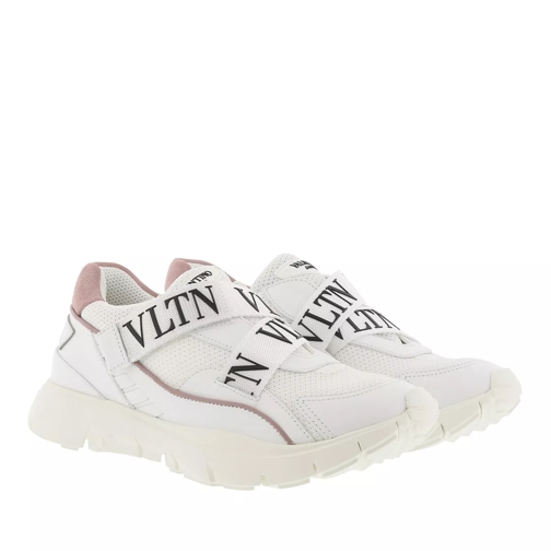 Valentino Garavani VLTN Heroes Her Low Top Sneakers White/Black/Lip lage-top sneaker