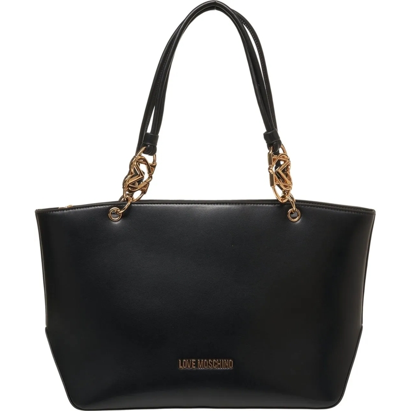 Love Moschino Fourre-tout Handbag with logo details schwarz