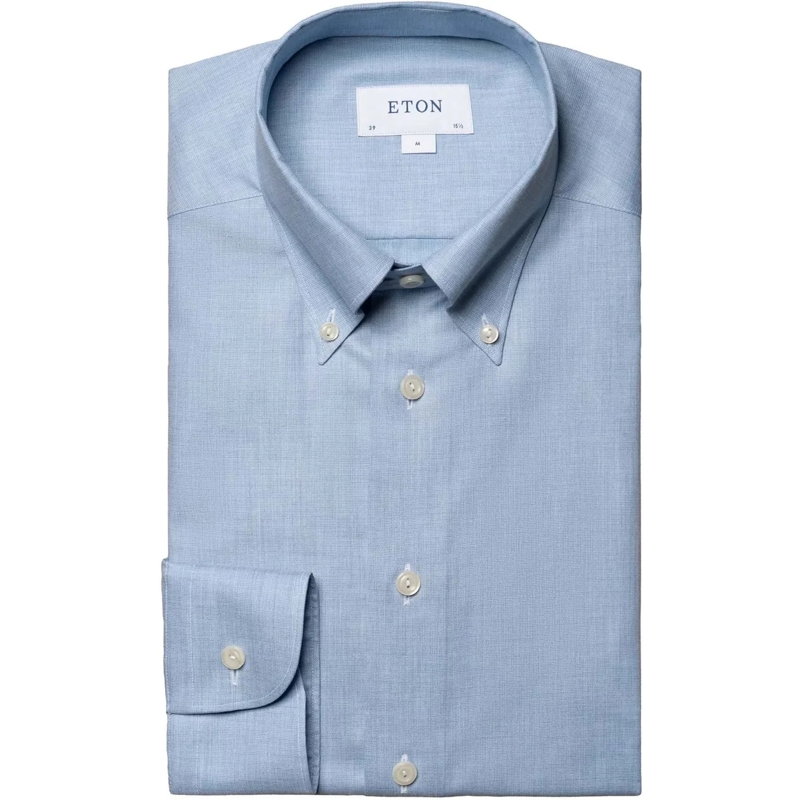 Eton  Eton  Lange Mouw Overhemden Blauw 100010273 22 blau