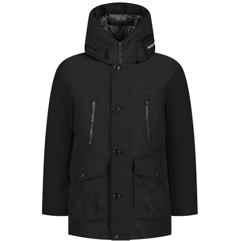 Woolrich Daunenjacke Ramar Arctic Parka schwarz