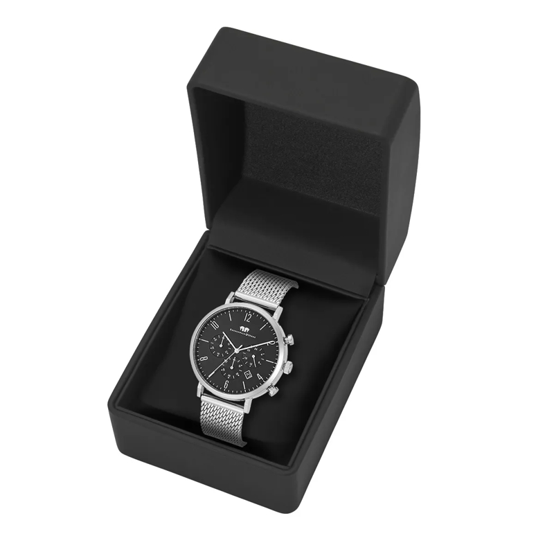 Rhodenwald & Söhne Automatikuhr Herren Armbanduhr Arakon Edelstahl silber(Image 7)