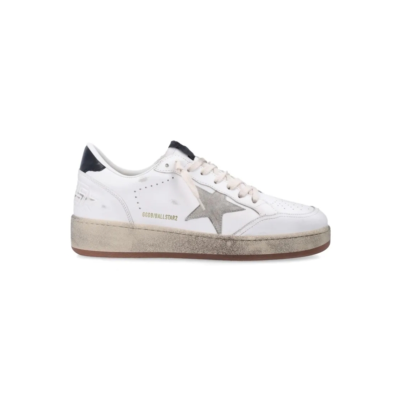 Golden Goose Lage-top sneaker Ball Star Low-Top Sneakers With Distressed Sole White