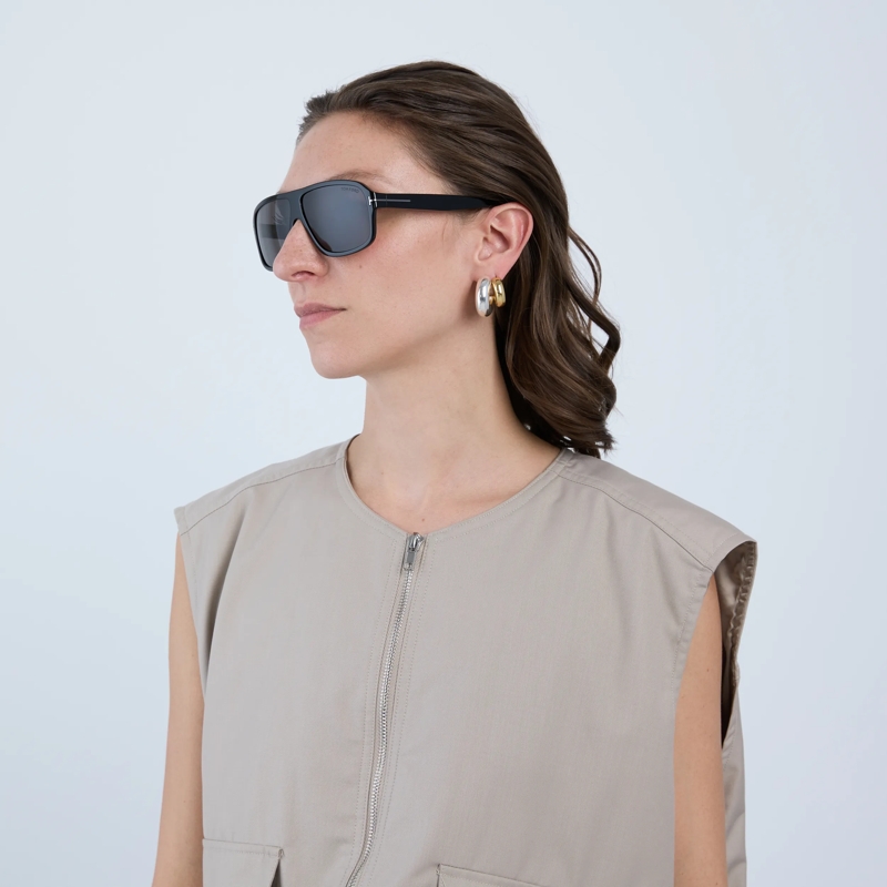 Tom Ford Sonnenbrille William-02 Shiny Black(Image 2)
