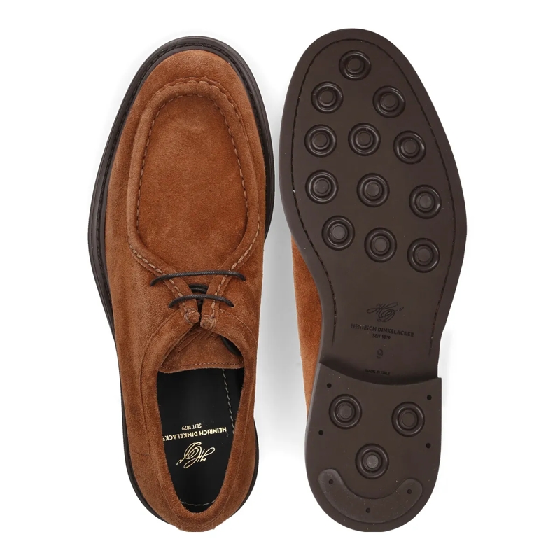 Heinrich Dinkelacker Schnürschuhe Der Florenz Plain V Norweger Schnürer in Braun kom mittel-braun(Image 4)